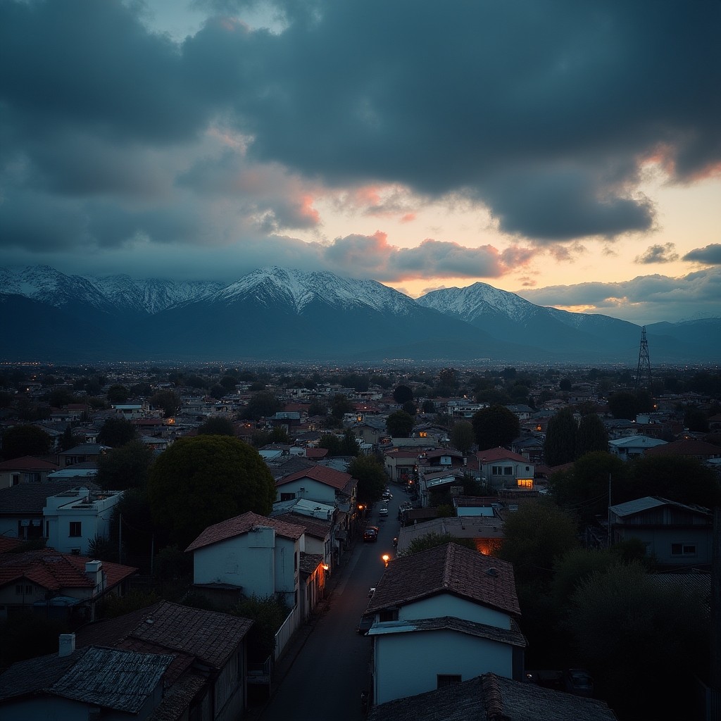 Aerial view of Mendoza real estate development area